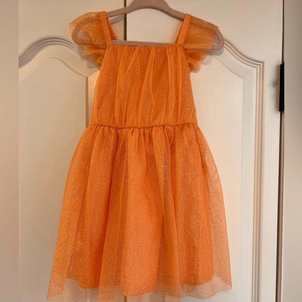 Like new! Peach sparkly dress